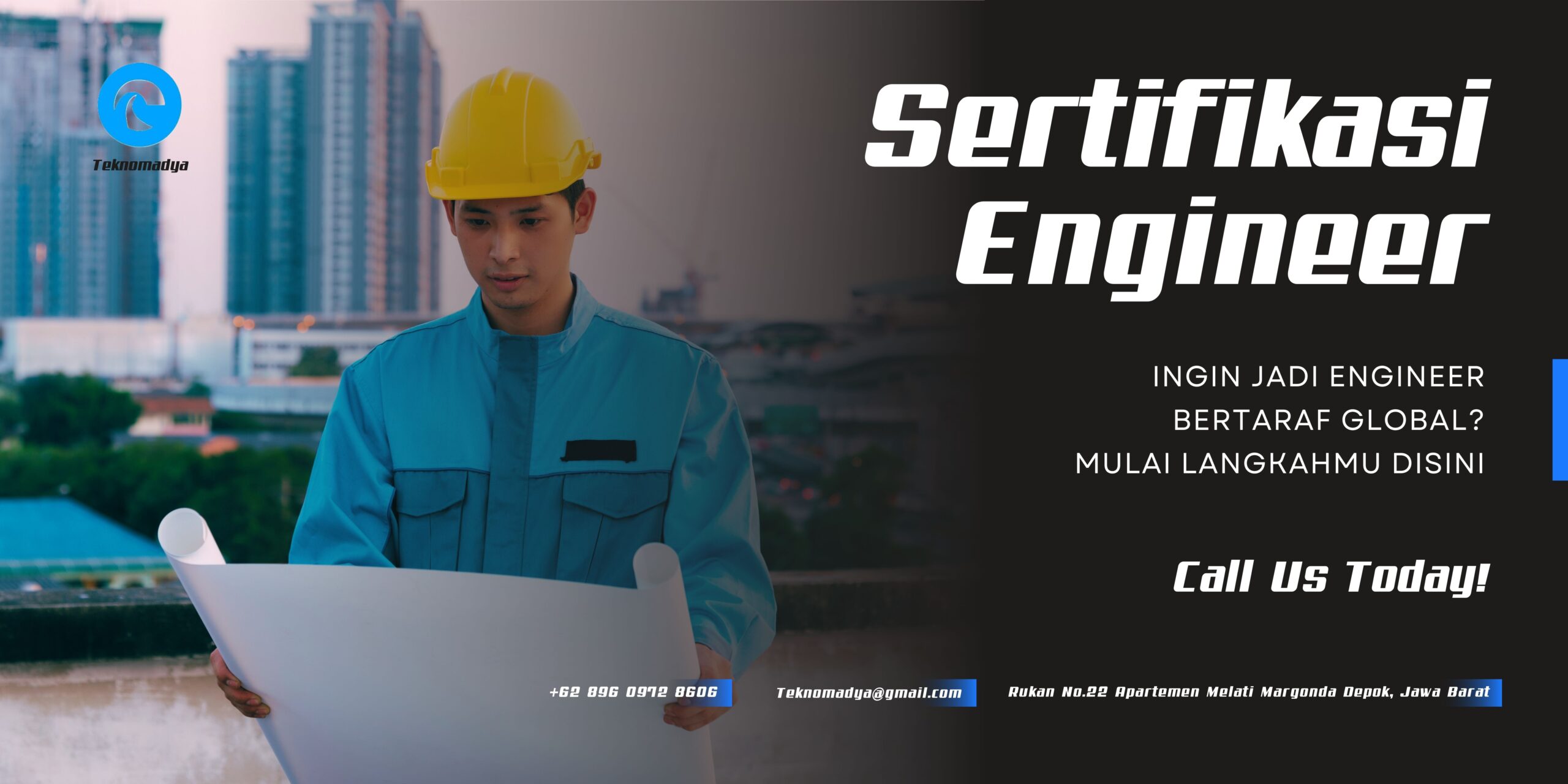 Black and Green Modern Construction Office Banner (1)