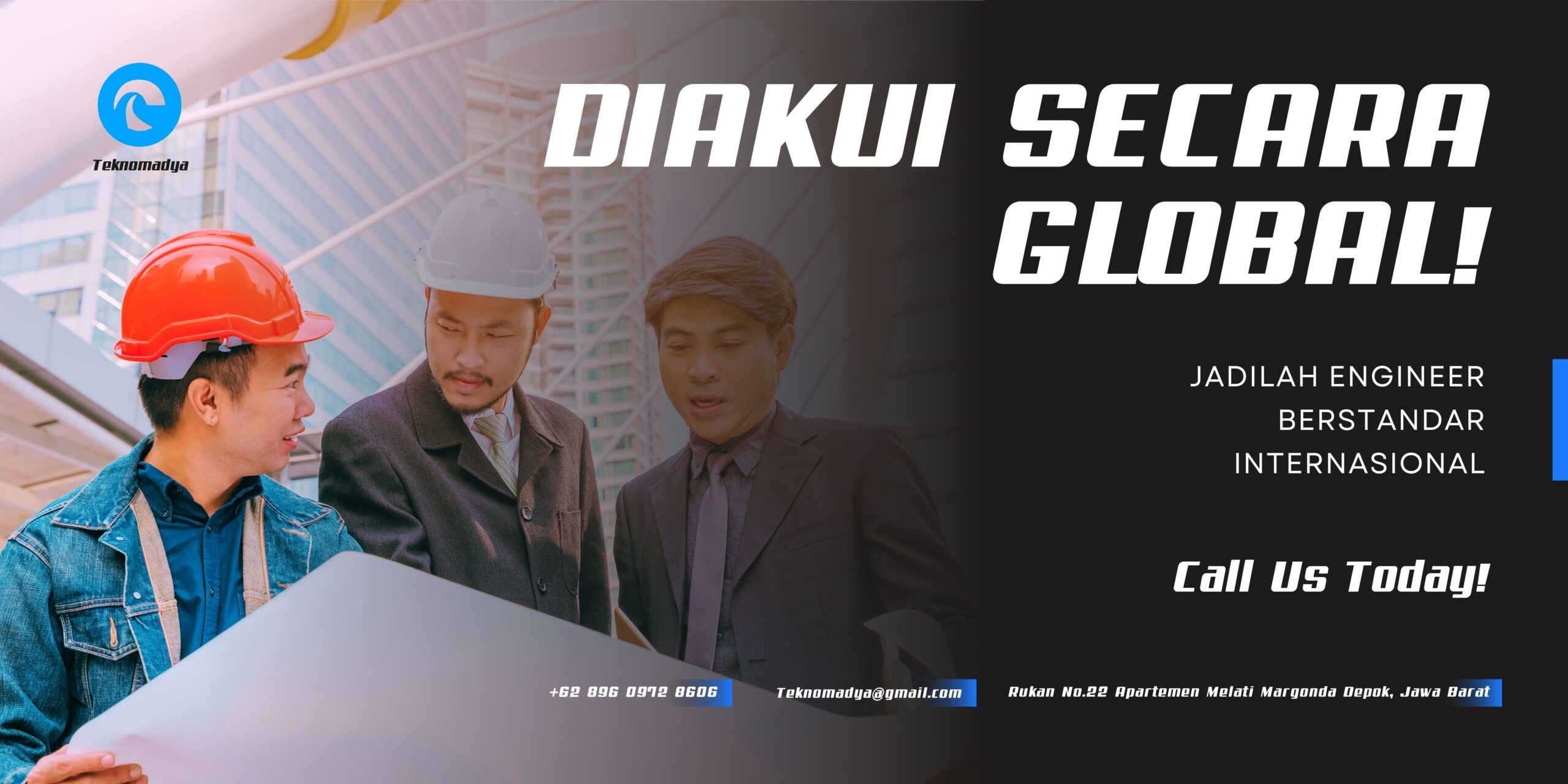 Black and Green Modern Construction Office Banner (3)